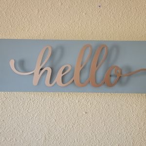 Hello Sign NWT